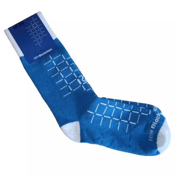 NEW IBM Blockchain Socks - Picture 1 of 8